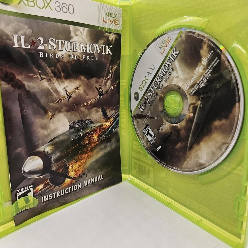 IL-2 Sturmovik Birds of Prey Xbox 360 Complete WWII Flight‎ Combat Game